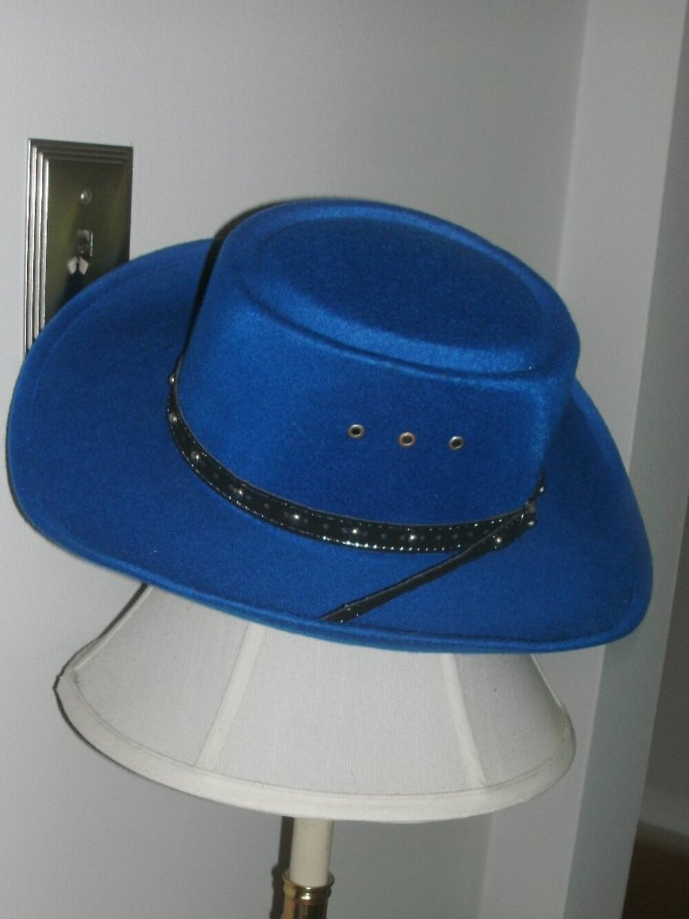 Royal Blue Cowboy Hat Western Express Inc Cowgirl Felt Finished OS youth child